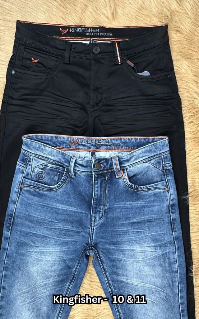 Knit Denim - Kingfisher M10 & M11 (Black & Light)