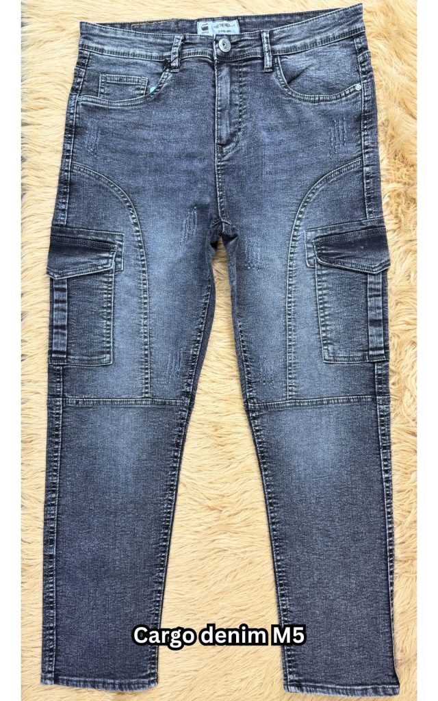 Cargo Denim - M5 (Ash Black)