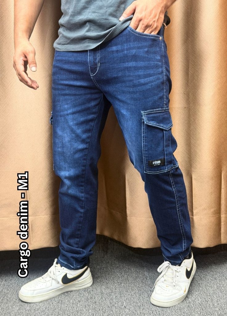 Cargo Denim - M1 (Navy Blue)