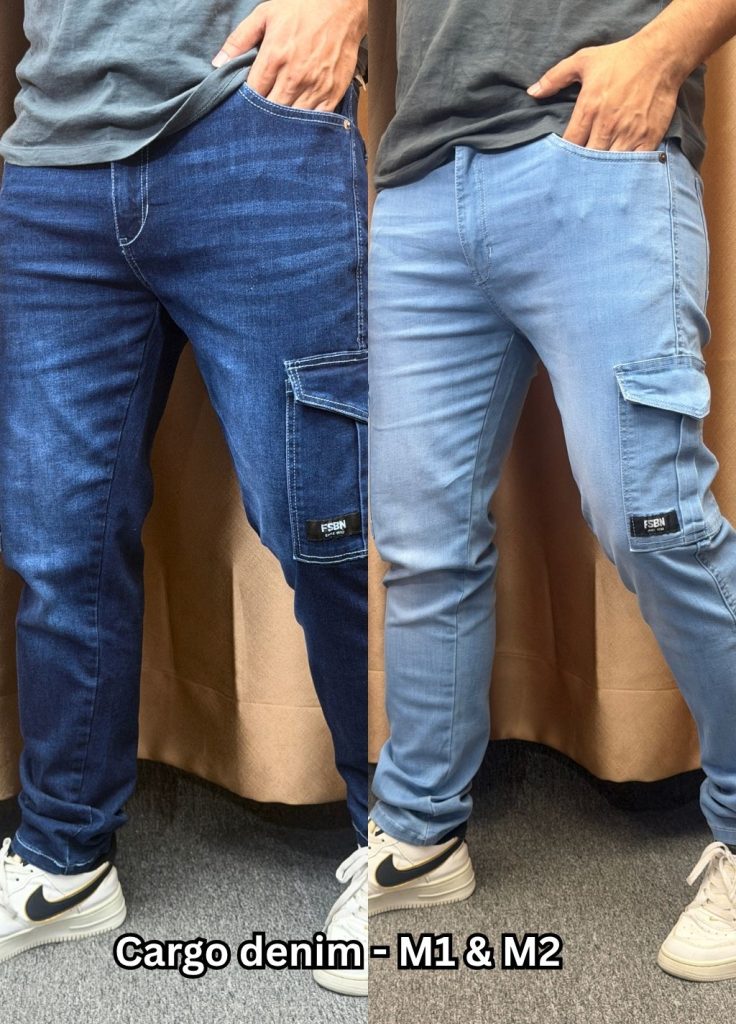 Cargo Denim - M1 & M2 (Navy & Light Blue)