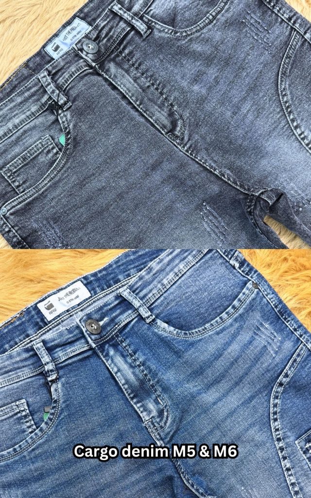 Cargo Denim - M5 & M6 (Ash Black & Blue)