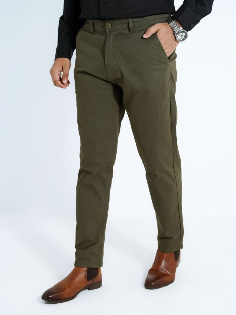 Gabardine Pent - Olive