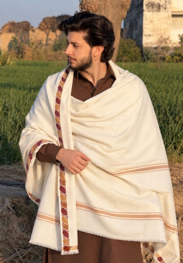Winter Shawl M1 - Off-White