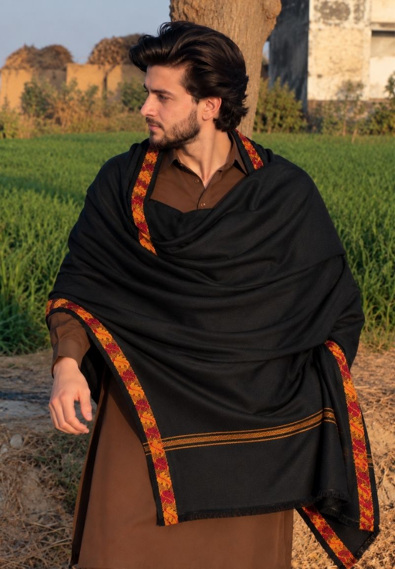 Winter Shawl M1 - Black